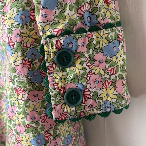 ANTHROPOLOGIE ODILLE FLORAL TRENCH COAT - Picture 7 of 9